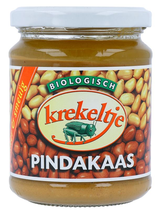 Foto van Horizon krekeltje pindakaas met zeezout 250gr