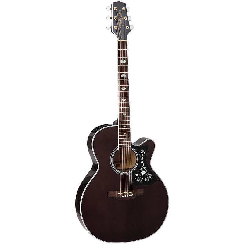 Foto van Takamine gn75ce-tbk e/a westerngitaar transparant zwart