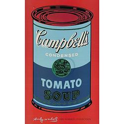 Foto van Andy warhol - campbell's soup kunstdruk 60x100cm