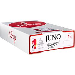 Foto van Vandoren juno jcr011525 clarinette sib 1.5 rieten voor bb-klarinet (25 stuks)