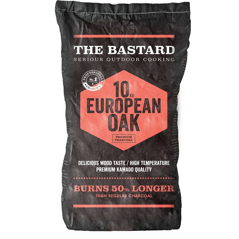 Foto van Houtskool european oak 10kg the bastard