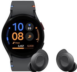 Foto van Samsung galaxy watch fe zwart + buds fe zwart