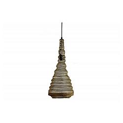 Foto van Non-branded hanglamp cruz 25 x 75 cm e27 nikkel 25w goud