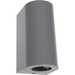 Foto van Nordlux canto maxi 2 49721010 buitenlamp (wand) gu10 56 w grijs