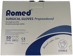 Foto van Romed operatiehandschoenen latex