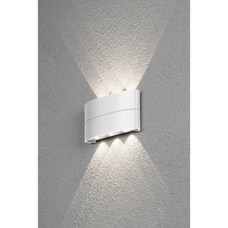 Foto van Konstsmide chieri 7853-250 led-buitenlamp (wand) energielabel: g (a - g) 7.2 w wit