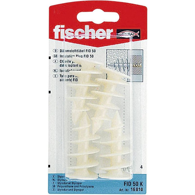 Foto van Fischer fid 50 k isolatiemateriaal deuvel 50 mm 16810 4 stuk(s)