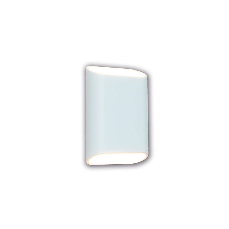 Foto van Artdelight wandlamp diaz small h 15 cm wit