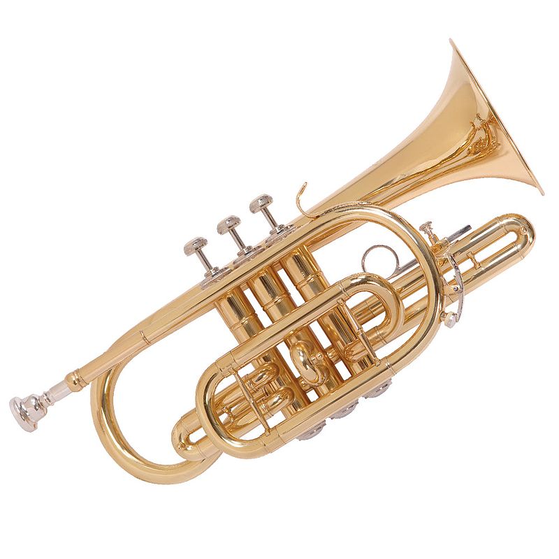 Foto van Odyssey wind instruments ocr200 debut bb cornet met koffer