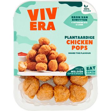 Foto van Vivera plantaardige chicken pops 170g bij jumbo