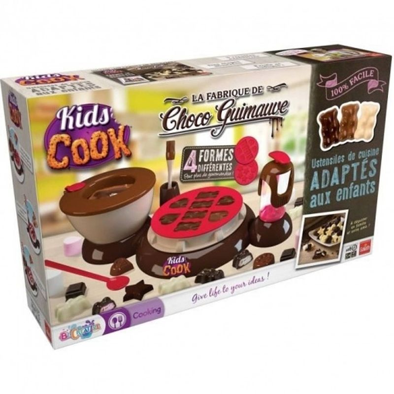 Foto van Goliath kids cook la fabrique de choco guimauve - marshmallow factory red