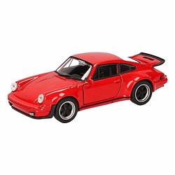 Foto van Speelgoed rode porsche 911 turbo auto 12 cm - speelgoed auto's