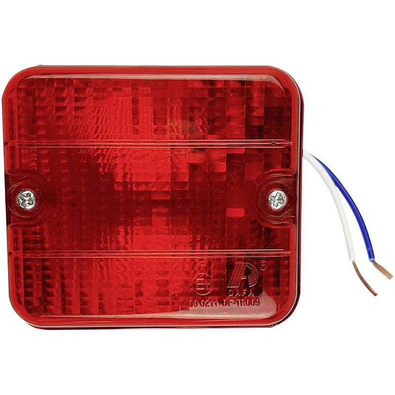 Foto van Berger & schröter mistlamp open kabeleinden mistachterlicht achter 12 v rood