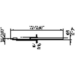 Foto van Ersa 212 ed lf soldeerpunt beitelvorm grootte soldeerpunt 1.8 mm inhoud: 1 stuk(s)