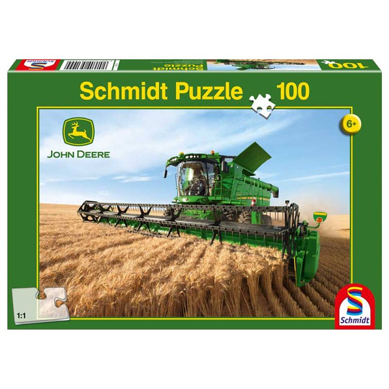 Foto van Schmidt puzzel john deere combine harvester s690 - 100 stukjes