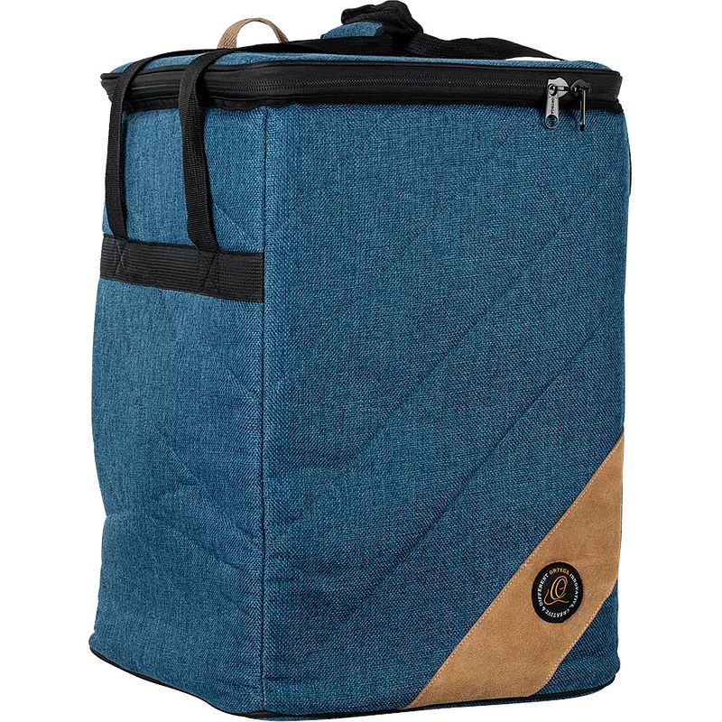 Foto van Ortega ogbcj-oc premium standard size cajon bag ocean blue draagtas voor cajon