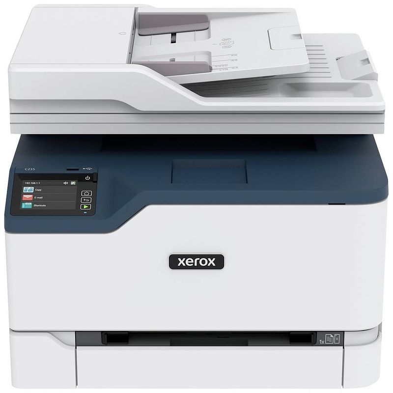 Foto van Xerox c235 multifunctionele laserprinter (kleur) a4 printen, kopiëren, scannen, faxen lan, duplex, wifi, usb, adf