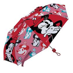 Foto van Disney paraplu minnie mouse junior 52 cm polyester rood
