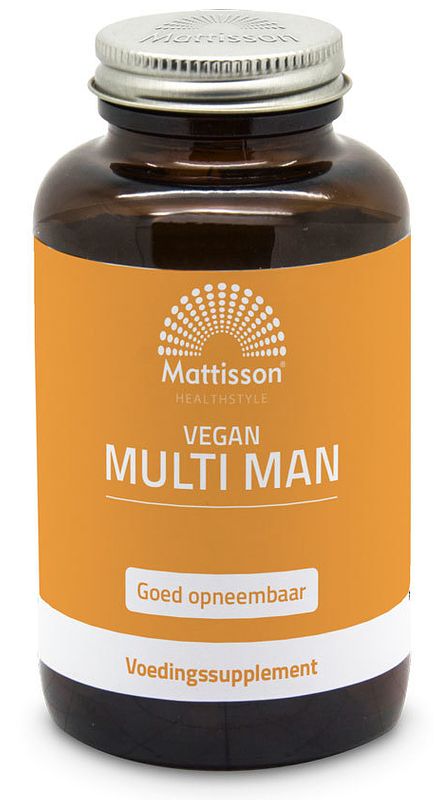 Foto van Mattisson healthstyle vegan multi man capsules