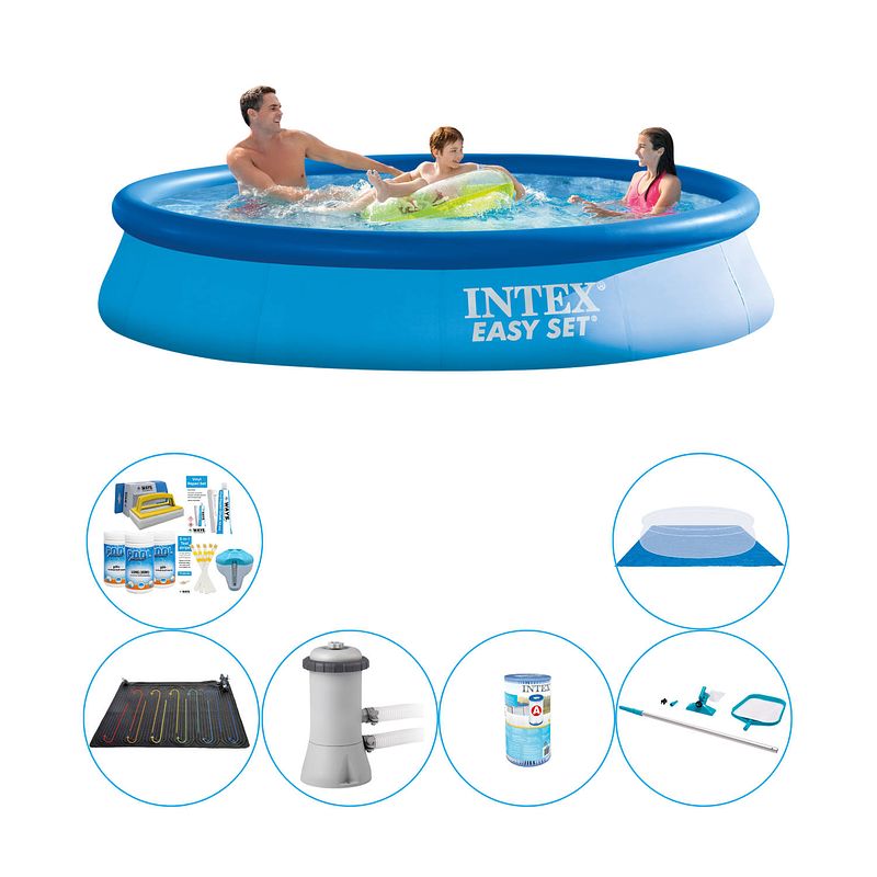 Foto van Intex easy set rond 366x76 cm - 7-delig - zwembad pakket