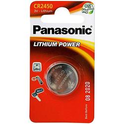 Foto van Panasonic cr2450 lithium knoopcel 3v blister