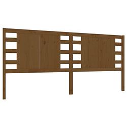 Foto van The living store houten hoofdeinde - hoofdeinde - 156x4x100 - honingbruin