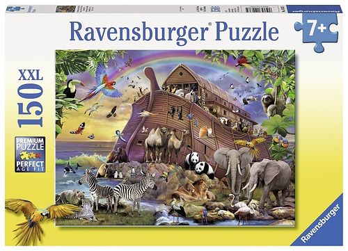 Foto van Ravensburger puzzel xxl onderweg met de ark - 150 stukjes