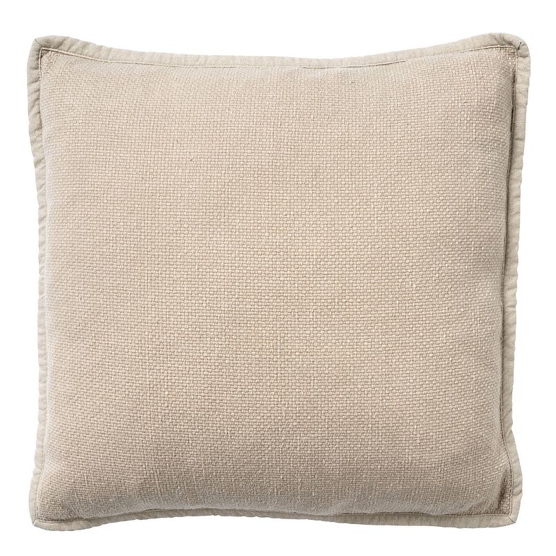 Foto van Dutch decor bowie - sierkussen van katoen pumice stone 45x45 cm - beige - beige