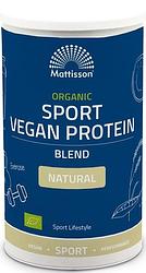 Foto van Mattisson healthstyle biologisch sport vegan protein blend natural