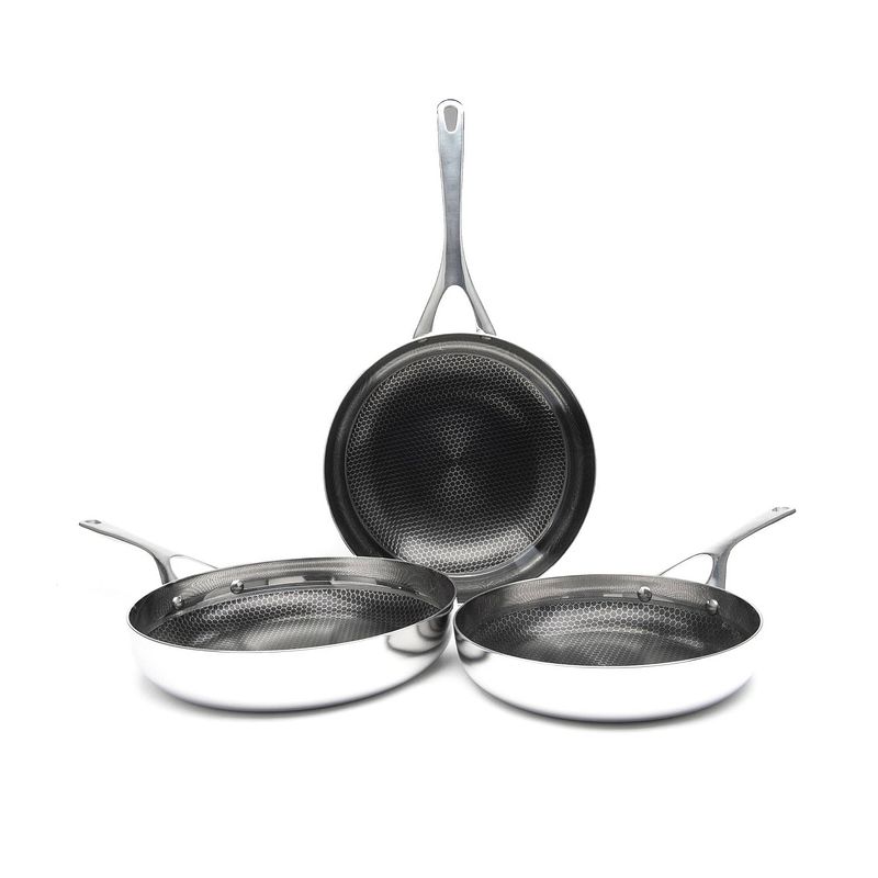 Foto van Crowd cookware - blackbeard pannenset - ø24 + 28 + 28 cm wok