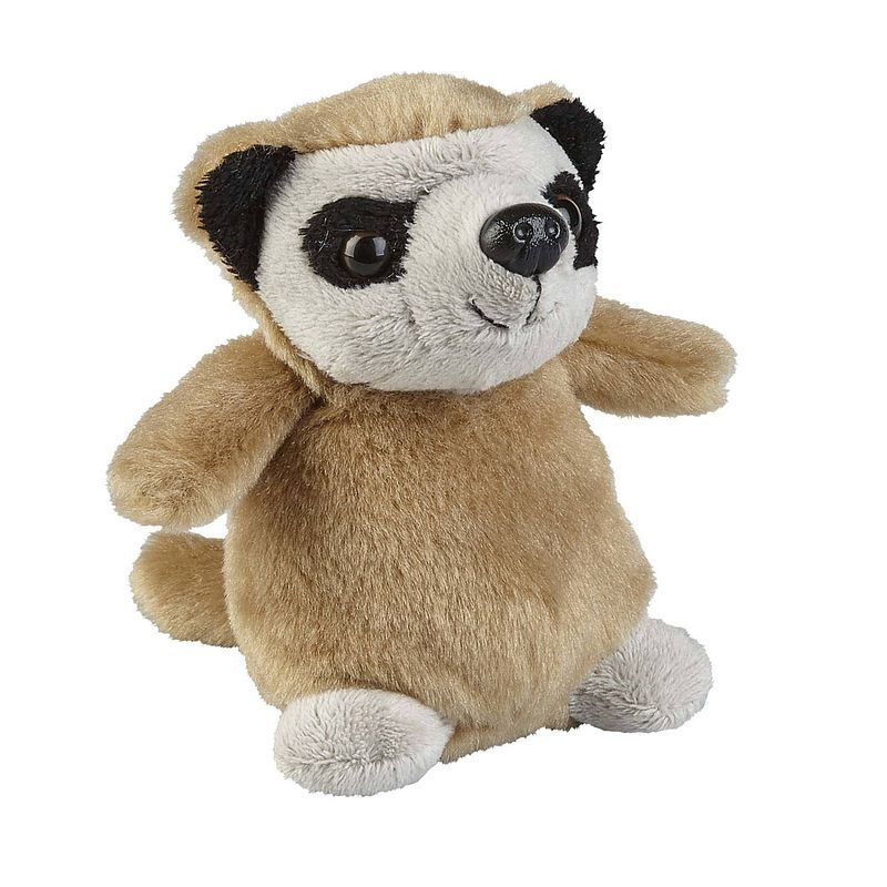 Foto van Pluche knuffel dieren stokstaartje 12 cm - knuffeldier