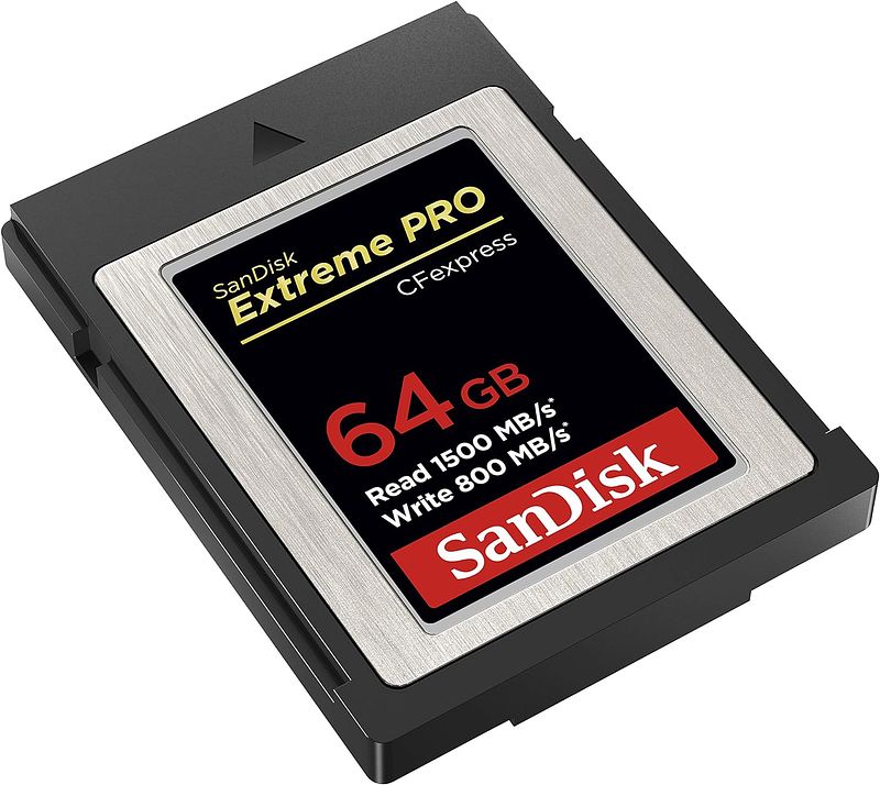 Foto van Sandisk cf express typeb geheugenkaart - extreme pro 64gb