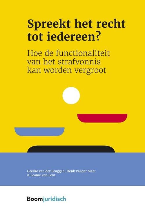 Foto van Spreekt het recht tot iedereen? - geerke van der bruggen - paperback (9789462126800)