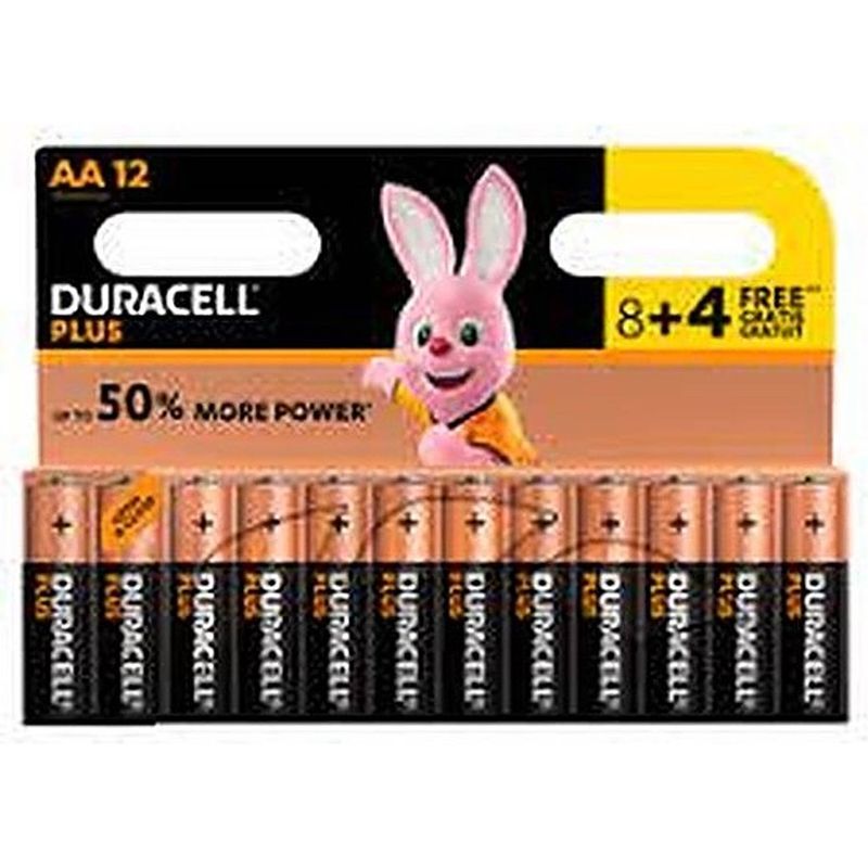 Foto van Duracell aa plus power batterijen