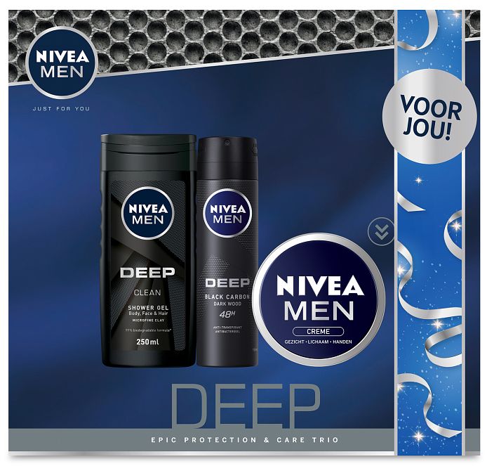 Foto van Nivea men deep geschenkenset