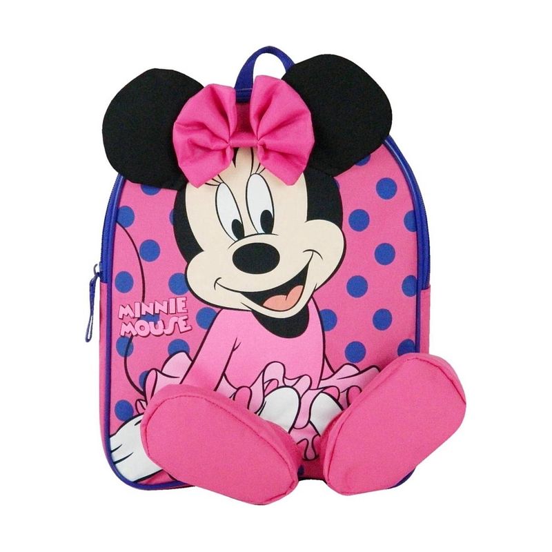 Foto van Minnie mouse 3d kleuterrugzakje roze