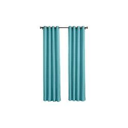 Foto van Geweven verduisterend gordijn-larson-mint turquoise-ringen- 300x250 cm