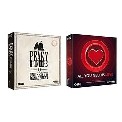 Foto van Spellenset - 2 stuks - peaky blinders & all you need is love bordspel