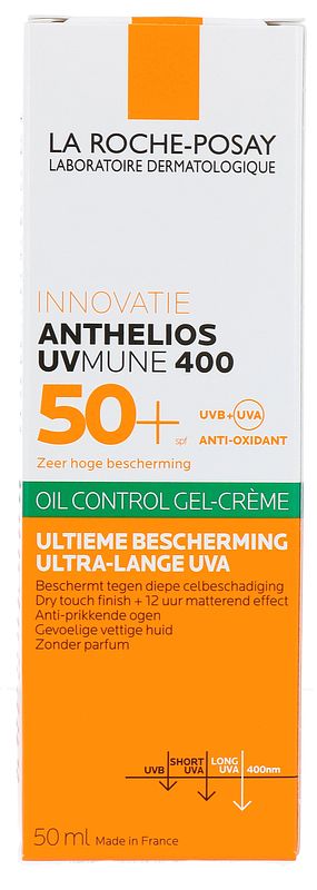 Foto van La roche-posay anthelios uvmune 400 oil control gel-crème