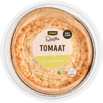 Foto van Jumbo quiche tomaat met mozzarella 300g