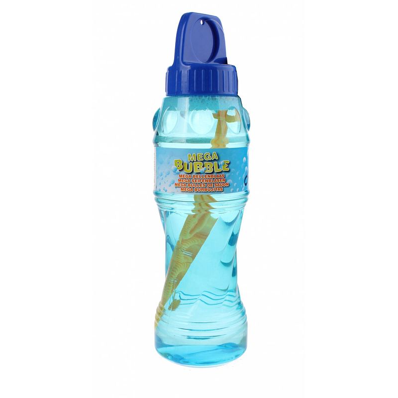 Foto van Johntoy aqua fun bellenblaas met blaasstok 1 liter blauw