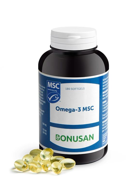 Foto van Bonusan omega 3 msc capsules