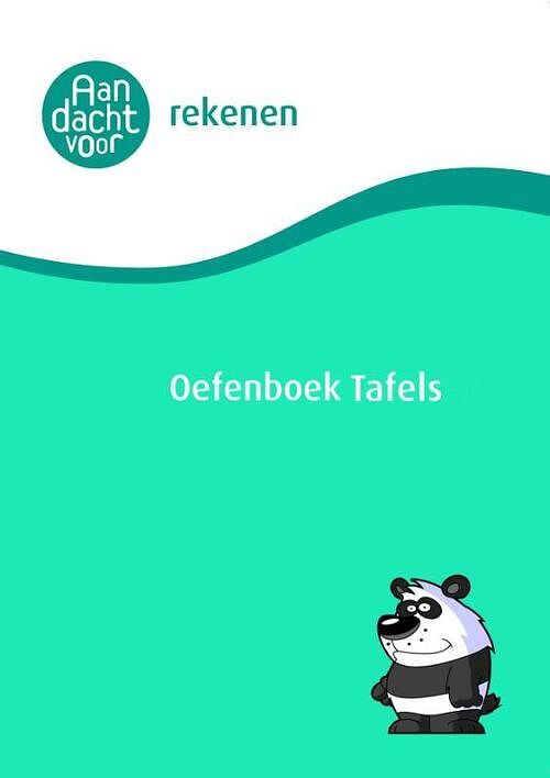 Foto van Tafels van vermenigvuldiging oefenboek - paperback (9789490988302)