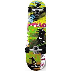 Foto van Skateboard black hole move - eighties 79 cm/abec7 - skateboard move