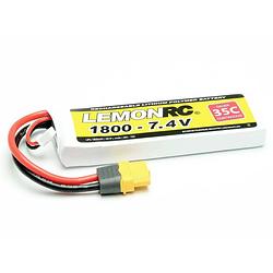 Foto van Lemonrc lipo accupack 7.4 v 1800 mah aantal cellen: 2 35 c softcase xt60