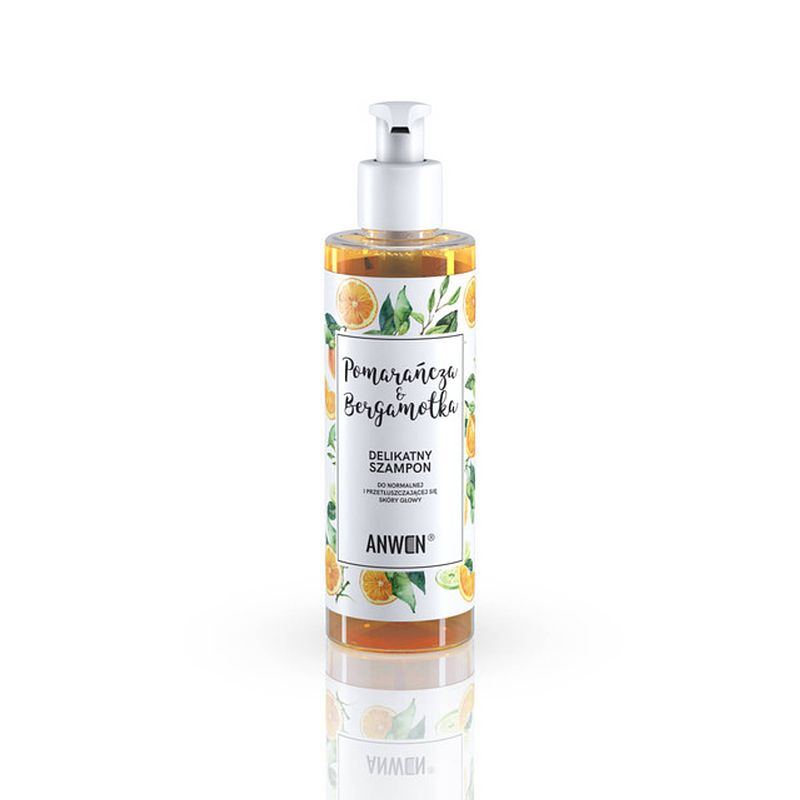 Foto van Shampoo voor normale en vette hoofdhuid oranje & bergamot 200ml