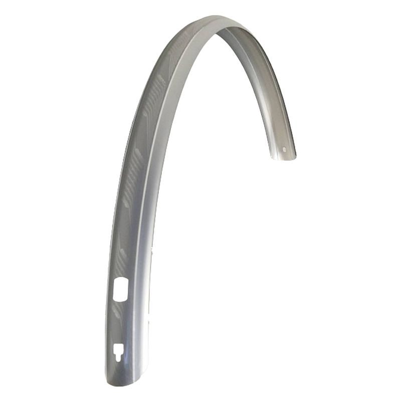 Foto van Sks sks achterspatbord 28 inch kunststof 45 mm zilver / creme bies