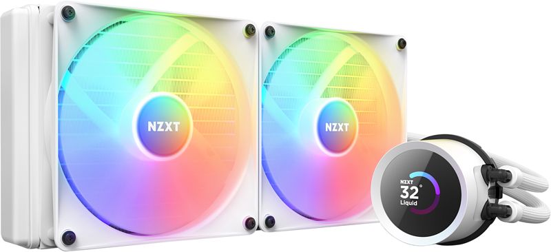 Foto van Nzxt kraken 280 - rgb - white