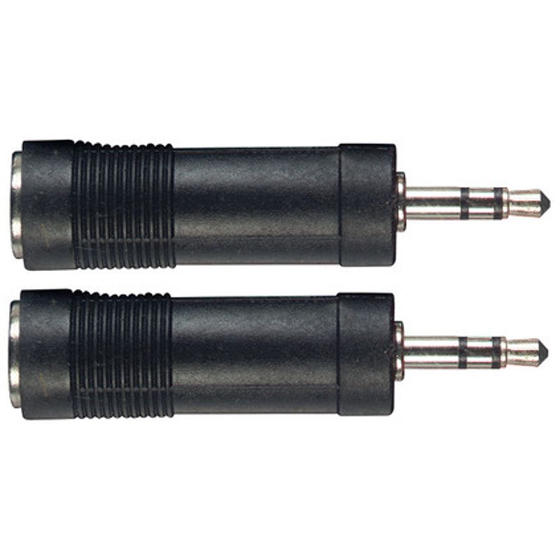 Foto van Stagg ac-pfsjmsh female 6.3 mm trs - male 3.5 mm trs jack (2x)