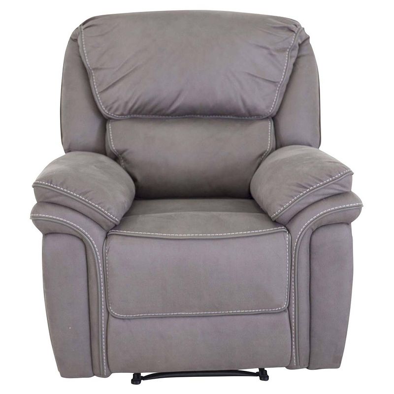 Foto van Saranda fauteuil , recliner met voetsteun grijs.